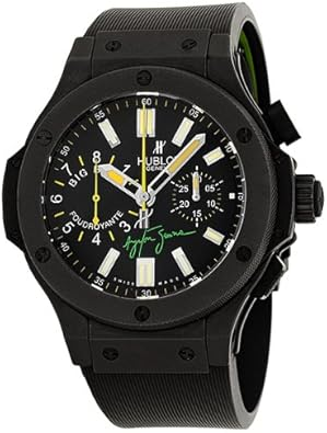 Hublot Big Bang Ayrton Senna Matte Black Dial Black Rubber Mens Watch 315.CI.1129.RX.AES09