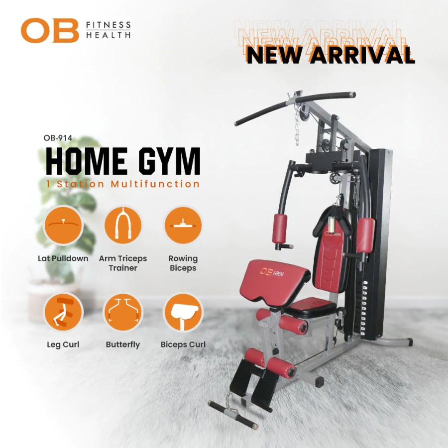 Home Gym Multifungsi OB Fit OB-914 New Design Peralatan Fitness