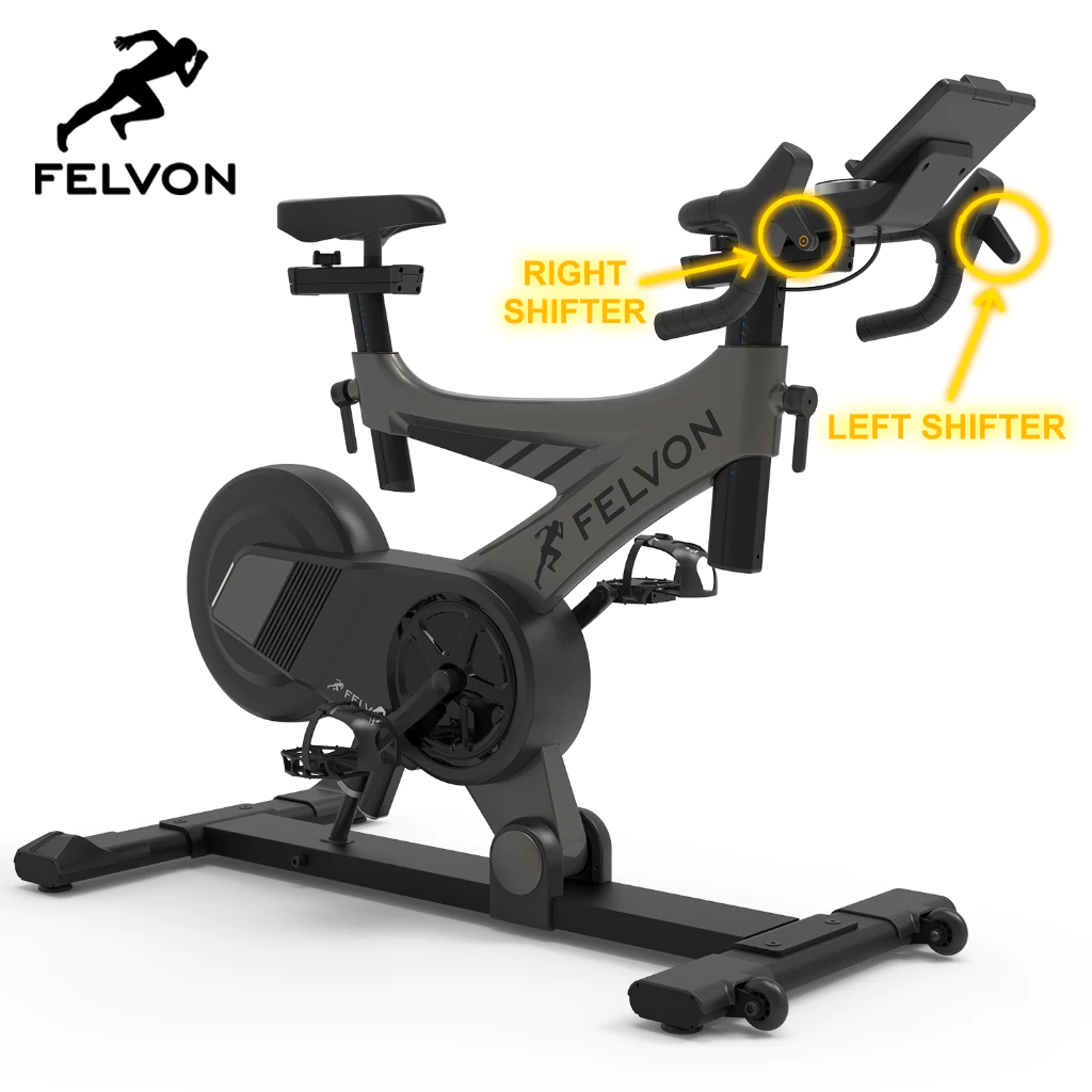 Felvon V3 Pro Trainer Automatic Resistance Spinning Bike Carbon