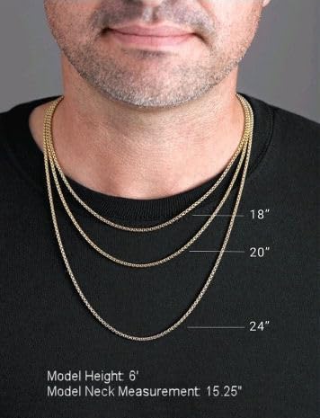 14k Yellow Gold Popcorn Mesh Chain Necklace - 16.5"