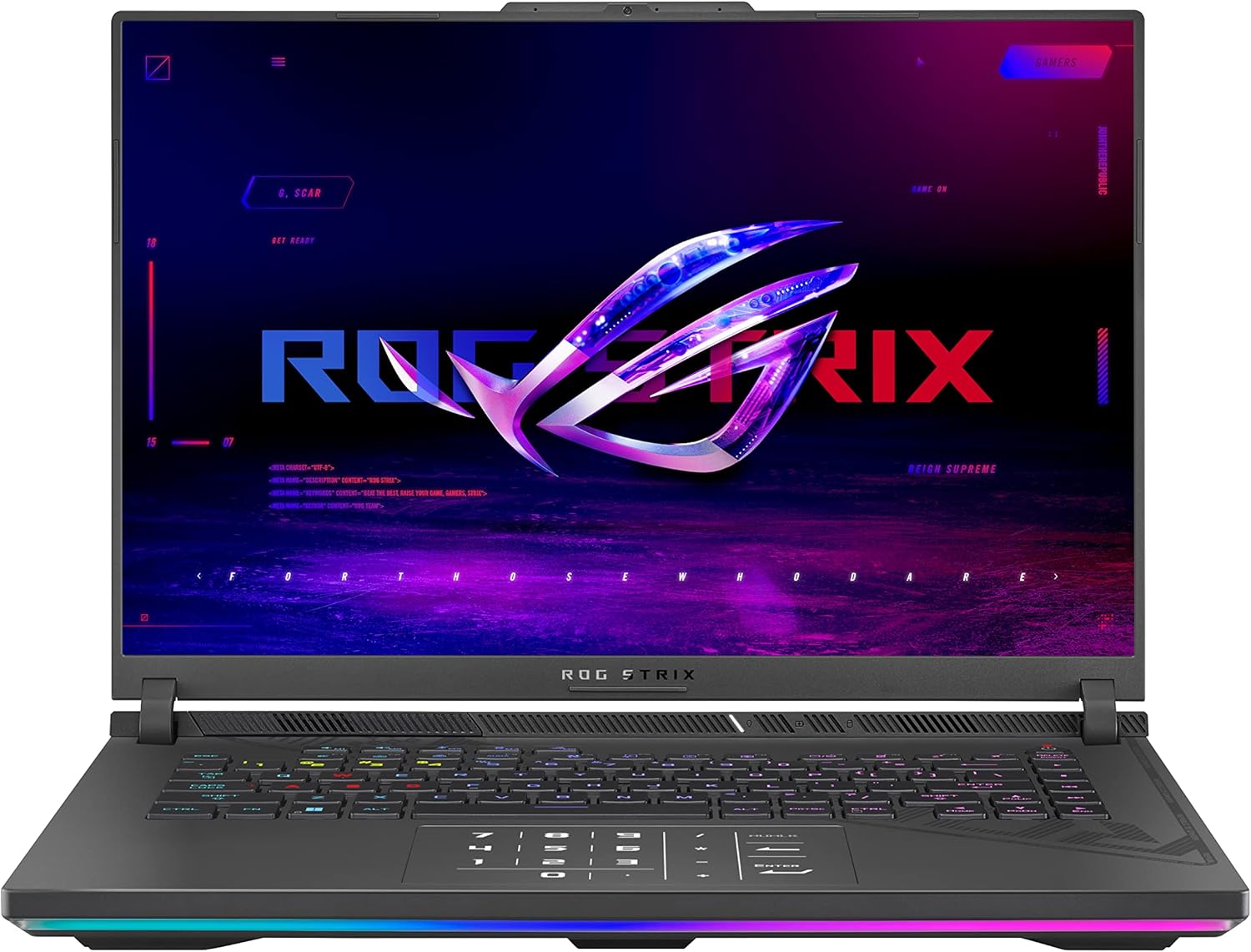 ASUS ROG Strix G16 (2023) Gaming Laptop, 16” Nebula Display 16:10 QHD 240Hz, GeForce RTX 4070, Intel Core i9-13980HX, 32GB DDR5, 1TB PCIe SSD, Wi-Fi 6E,...
