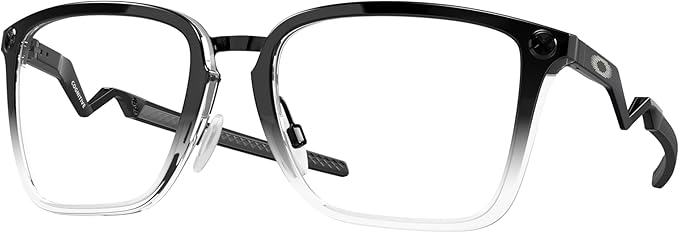 Oakley OX8162 Eyeglasses Bundle: OX 8162 816204 Cognitive Polished Black Fade and Large Blue leash Accessory kit
