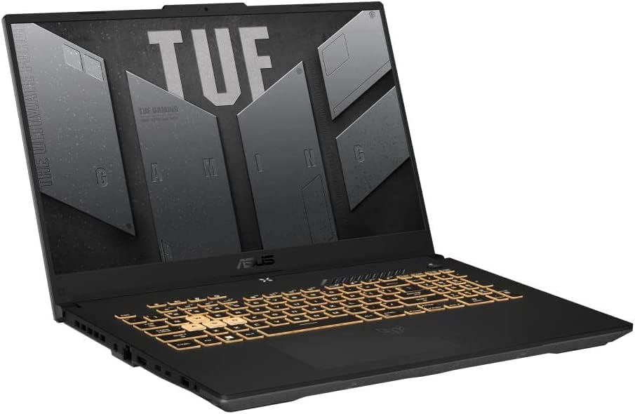 ASUS TUF Gaming A17 (2023) Gaming Laptop, 17.3” FHD 144Hz Display, GeForce RTX 4060, AMD Ryzen 7 7735HS, 16GB DDR5, 1TB PCIe 4.0 SSD, Wi-Fi 6, Windows 11, FA707NV-ES74