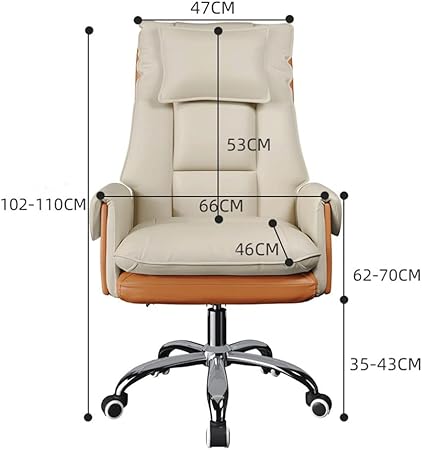 Sofa Office Chair, Gaming Chair Computer Chair Backrest with Footrest Reclining Swivel Chair