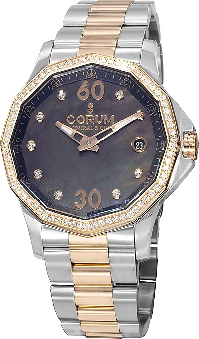 Corum Admirals Cup Legend 082.101.29/V200 PN10 38mm Automatic Multicolor Steel Bracelet & Case Anti-Reflective Sapphire Women's Watch