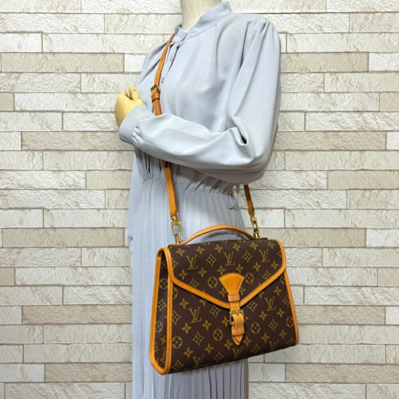 Pre-Owned Louis Vuitton Bel Air Monogram Shoulder Bag Canvas M51122 Brown Women's... (Fair)