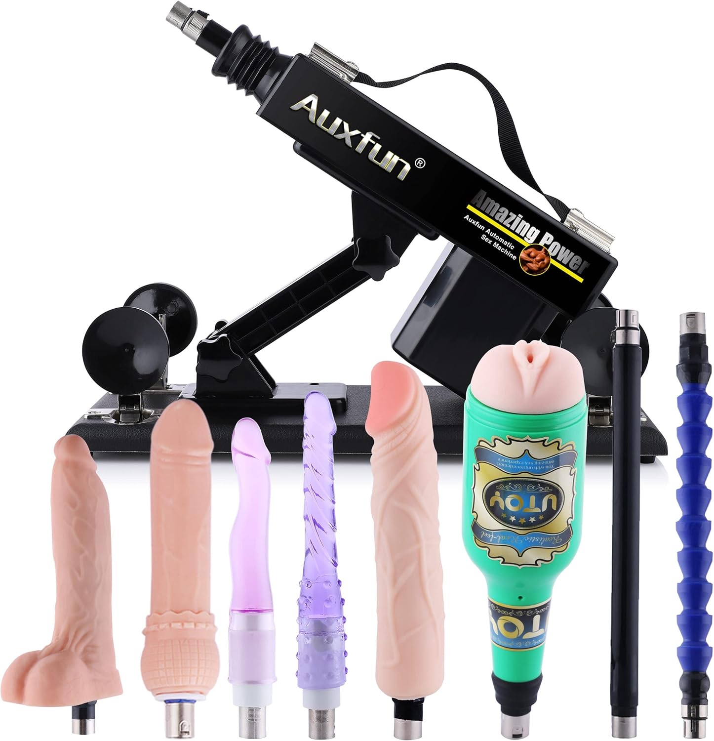 Sex Machine Dildo Machine with Realistic Dildo,Fuck Machine for Women with 3XLR Connector,Thrusting Sex Machine for Man,Adult Toys Sex Toy with 8 Accessories