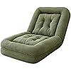 Nordic Chaise Sleeper Sofa Bed Lounge Folding Lazy Sofas Backrest Living Room Chairs Modern Relaxing Chair Luxury Minimalism Balcony Furnitures for Bedroom Lounge Room Futons