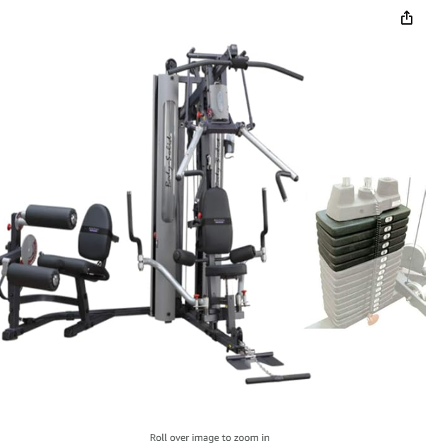 Body-Solid Bi-Angular Gym (G10B) with Optional 50LB SELECTORIZED Weight Stack Upgrade