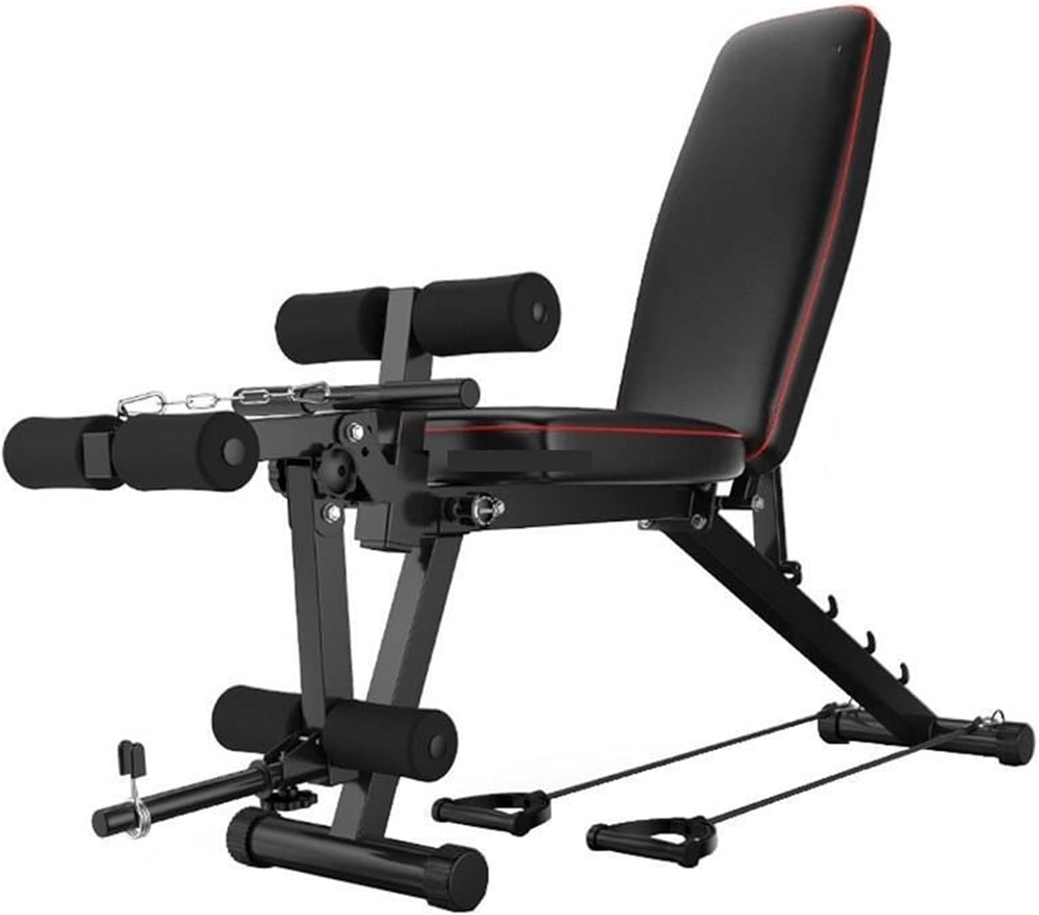 Abdominal Boards, Gym Fitness Foldable Muscle Press Machine Supine Bench Dumbbell Board Sit-Ups Rack Weight Lift Training Body Building Equipment