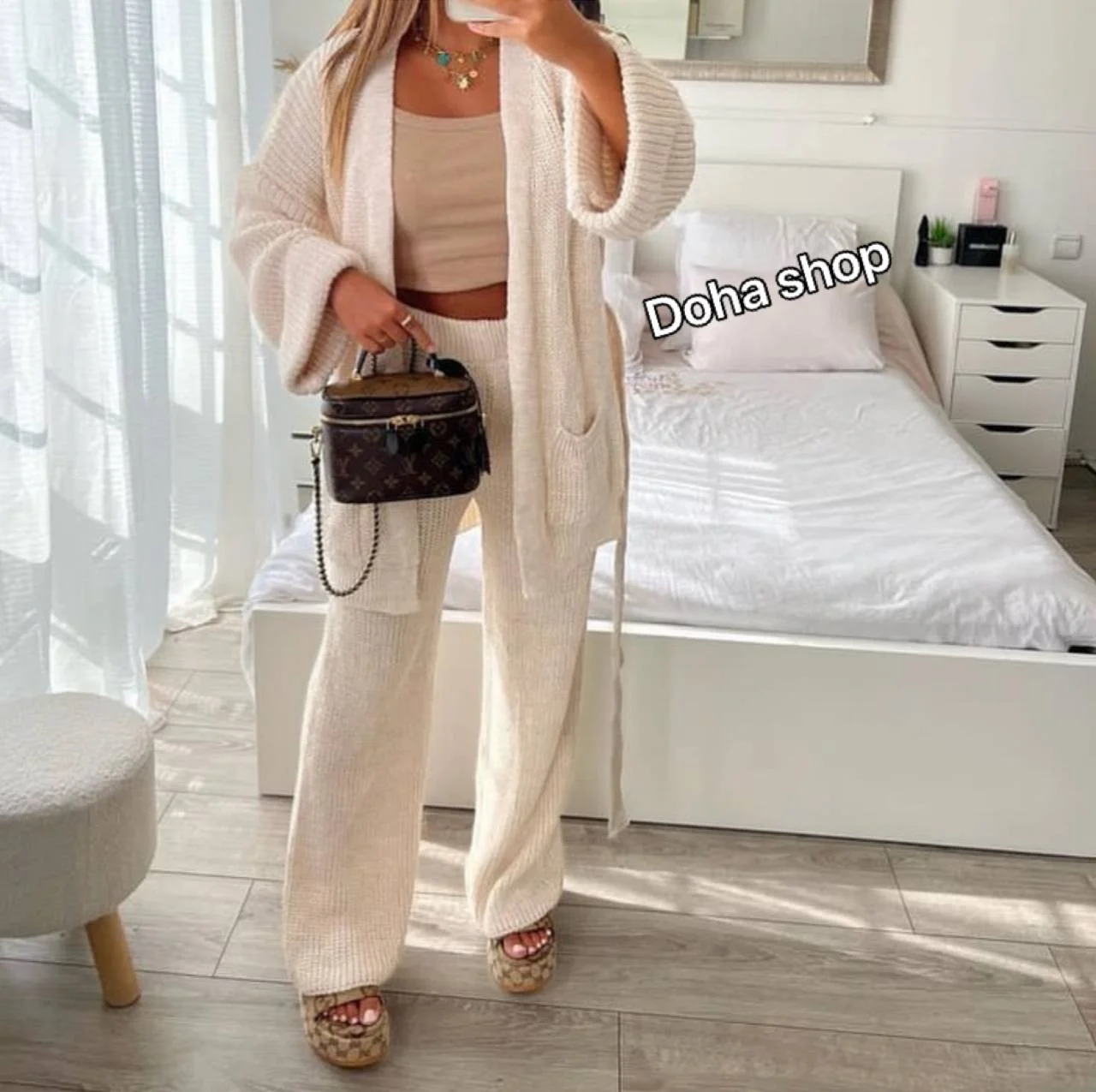 Ensemble Croisé - Noir pour femme