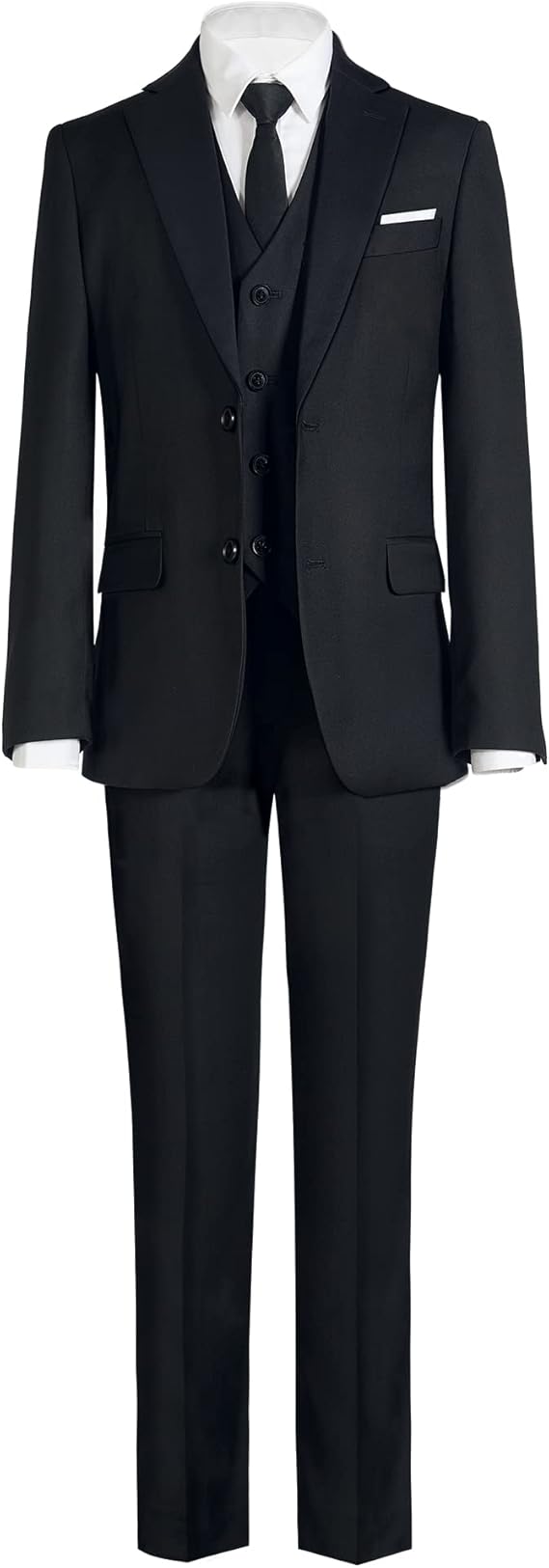 Marvelous World Boys' Formal Slim Fit Suit Set, Adjustable Waist