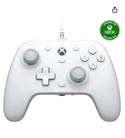 GameSir G7 SE Wired Controller for Xbox Series X|S, Xbox One & Windows 10/11, Plug and Play Gaming Gamepad with Hall Effect Joysticks/Hall Trigger, 3.5mm Audio Jack